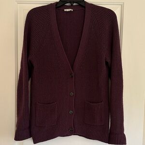 GAP Rich Burgundy Women's Cardigan Sweater
